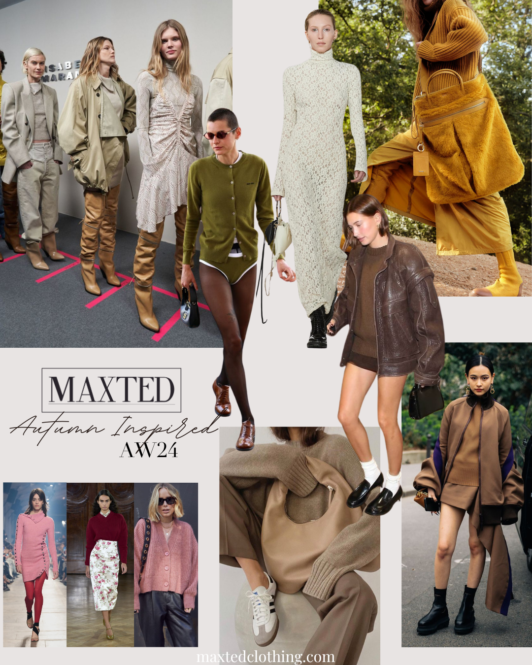 A mood board for Autumn Fashion 