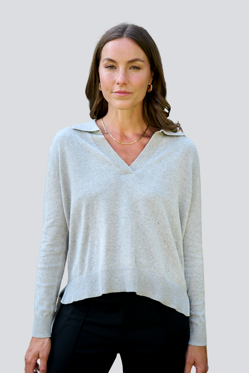 Light Grey Nep Emma Pullover