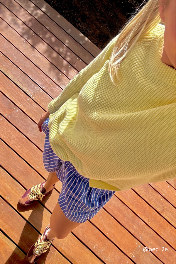 Lemon Bell Pullover