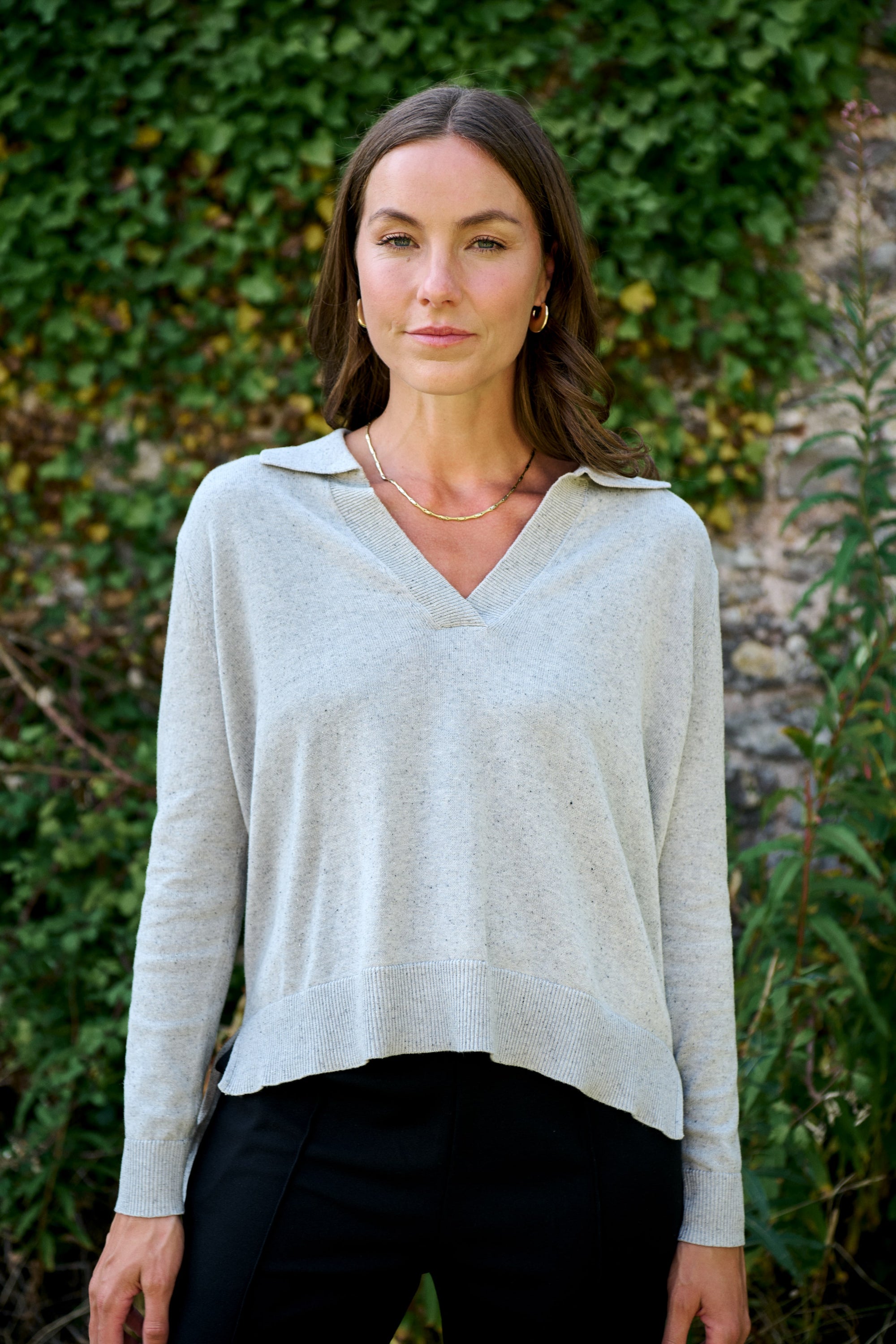 Light Grey Nep Emma Pullover