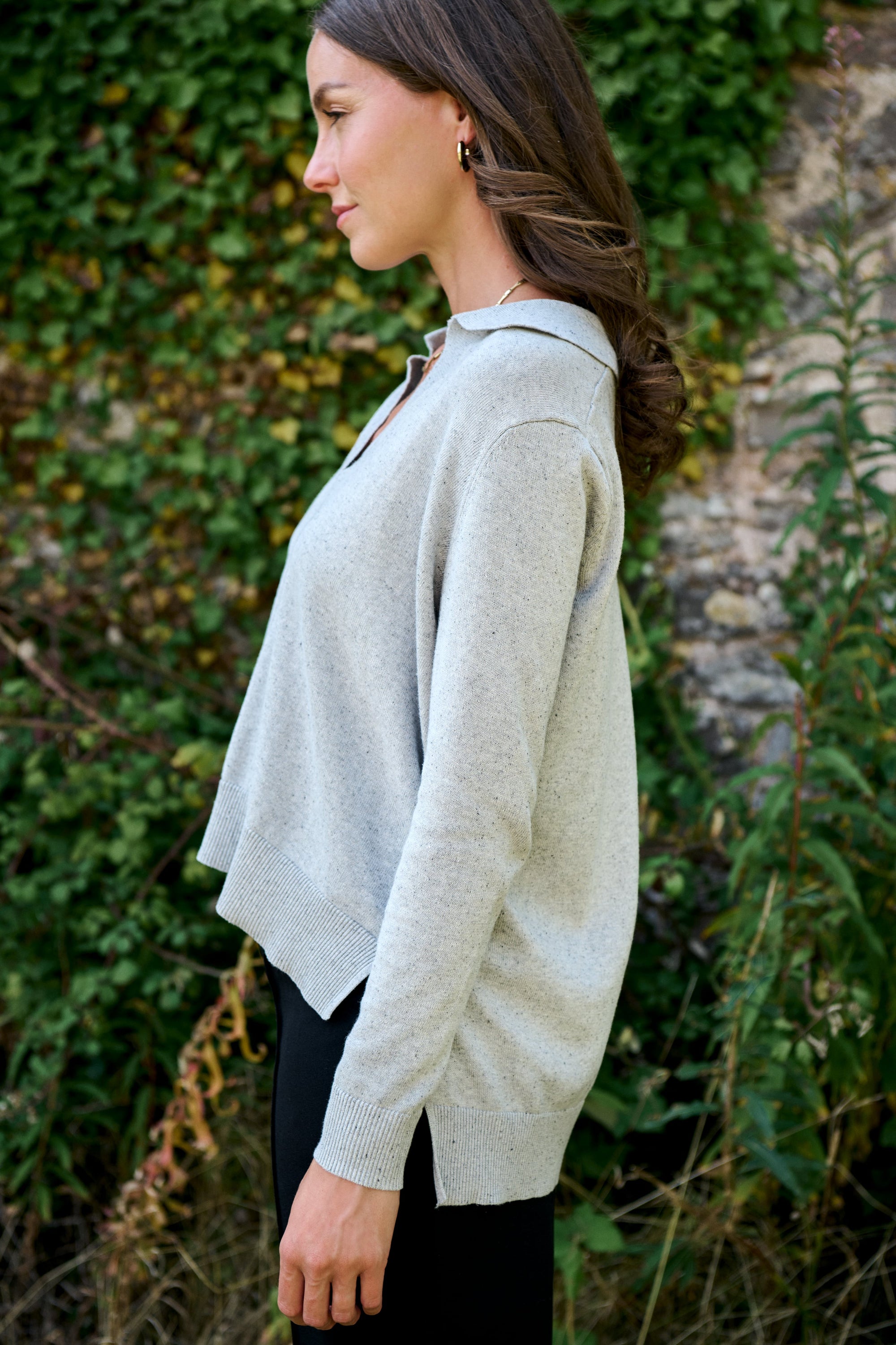 Light Grey Nep Emma Pullover