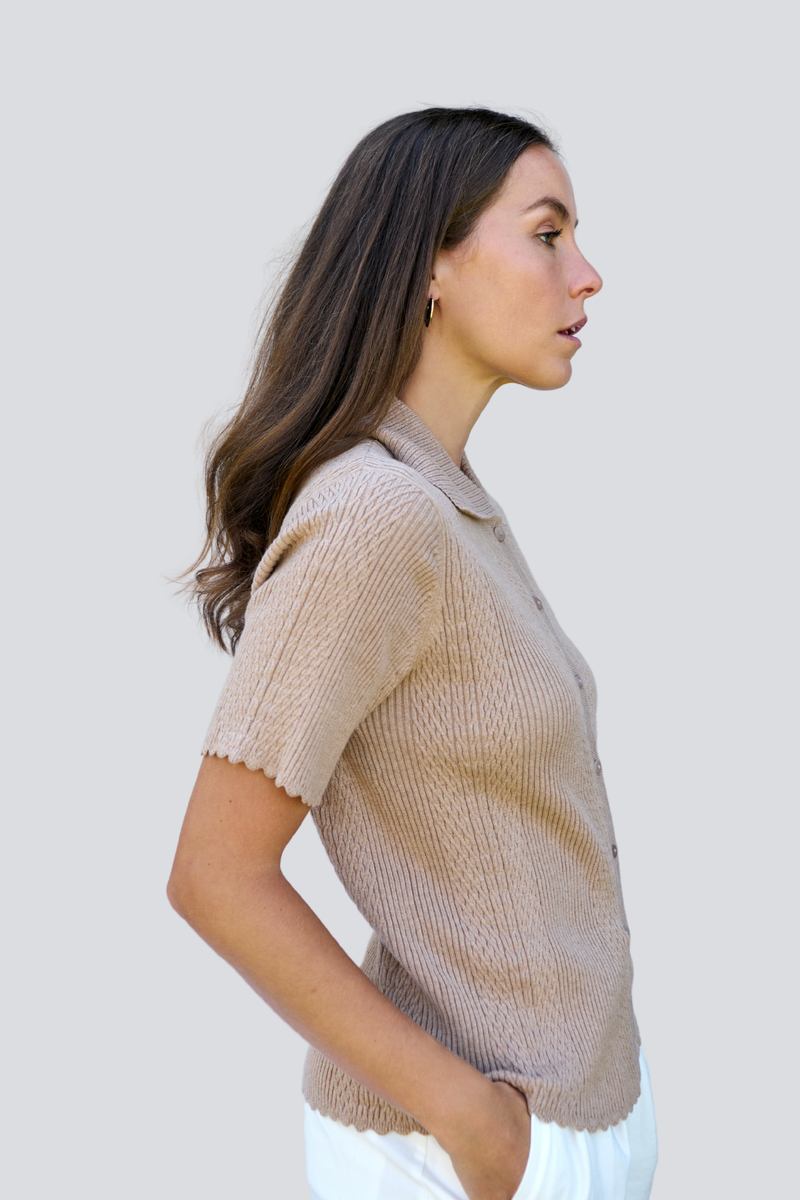 Oat Scallop Shirt