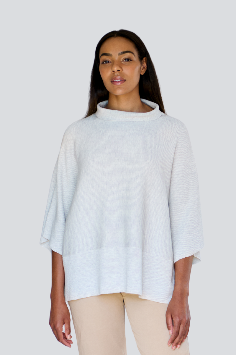 Light Grey Ava Knit Pullover
