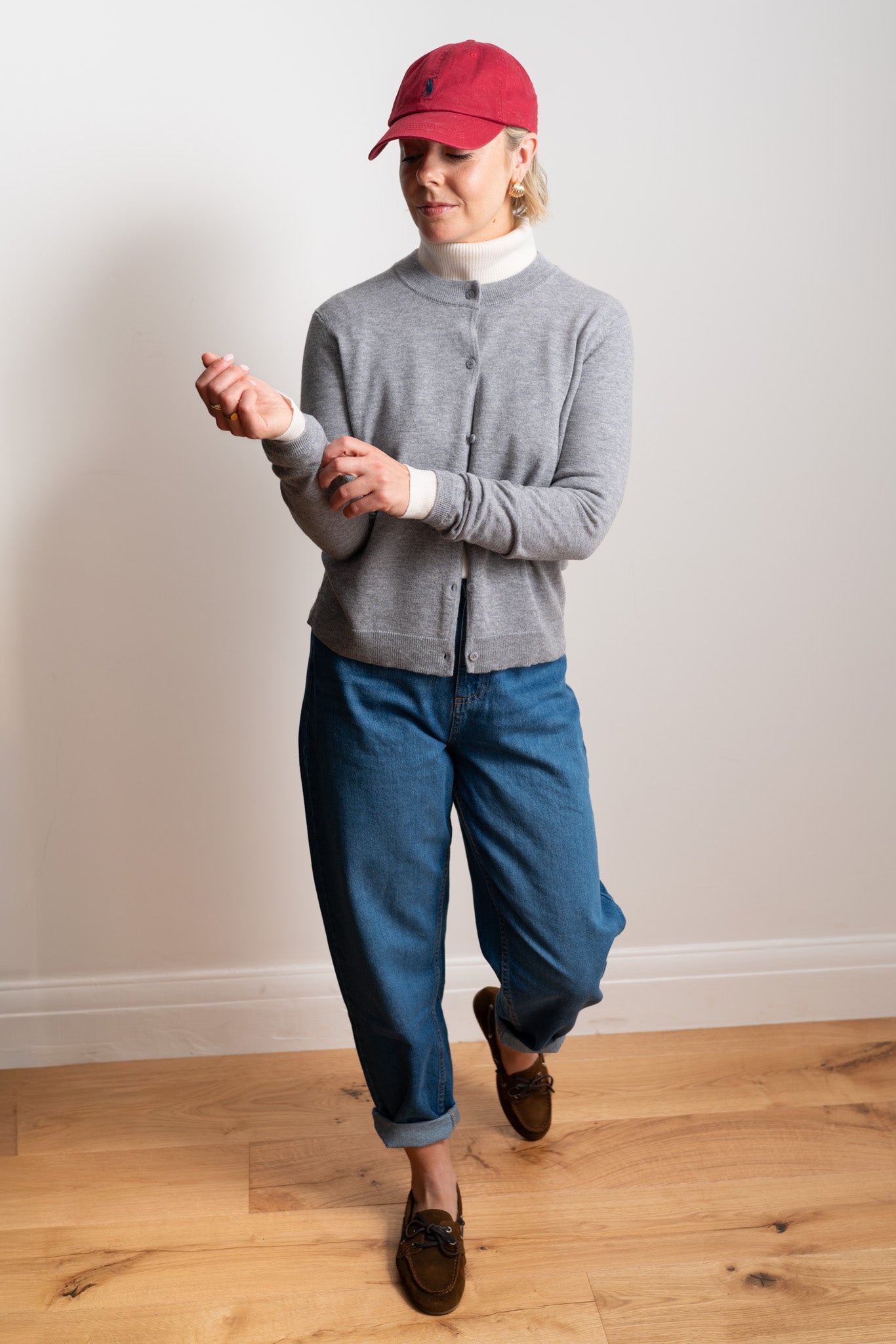 Charcoal Merino Fine Cardigan